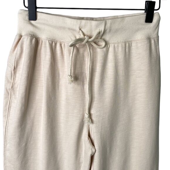 L*Space Livin' is Easy Long Sleeve Pullover Crop Top & Jogger Set in Beige - Picture 7 of 16